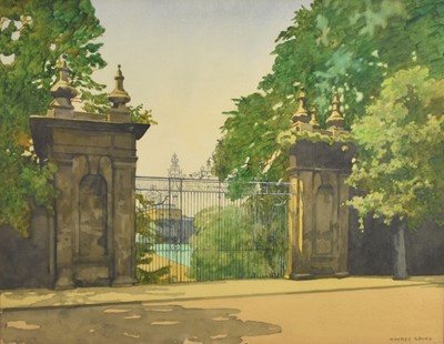 Lot 405 - William Dacre Adams (1864-1951) Gates of Trinity College