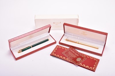 Lot 359 - Two Must de Cartier ballpoint pens