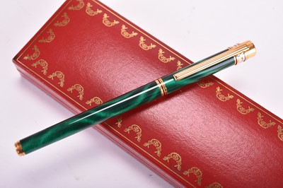 Lot 359 - Two Must de Cartier ballpoint pens