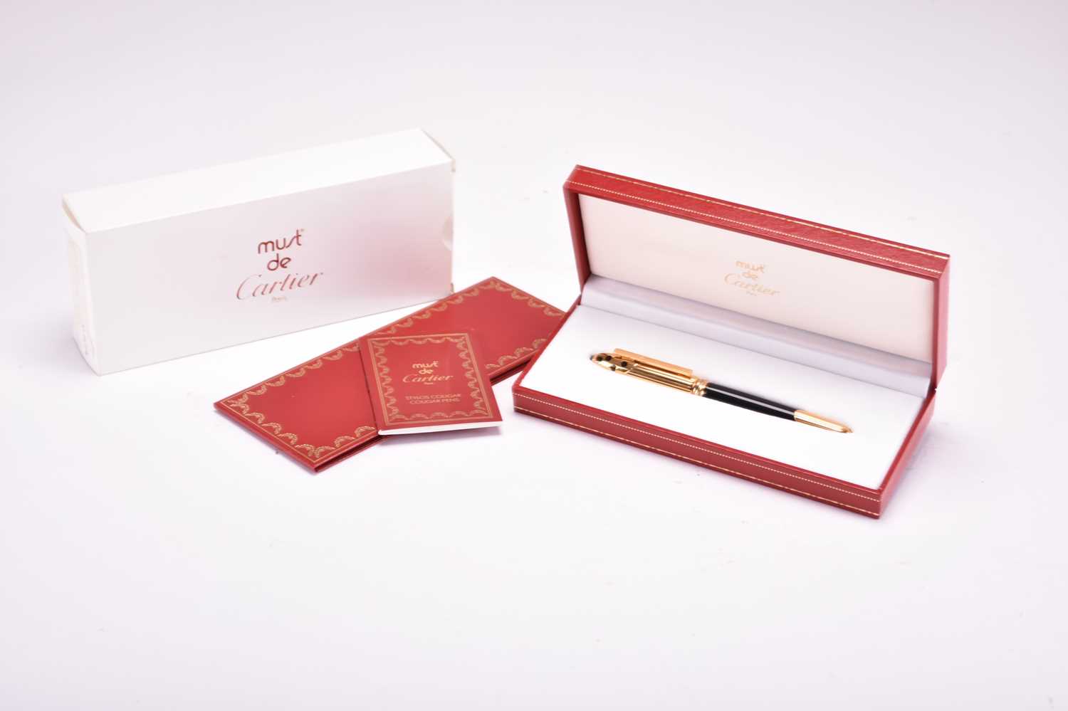 Lot 360 A Cartier Panthere fountain pen