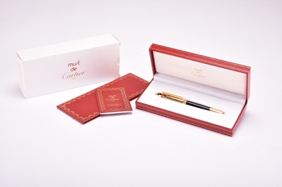 Lot 360 - A Cartier Panthere fountain pen