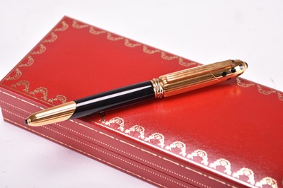 Lot 360 - A Cartier Panthere fountain pen