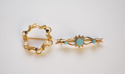 Lot 178 - Two brooches