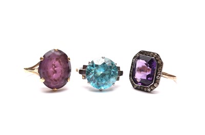 Lot 196 - Three rings