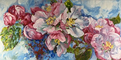 Lot 52 - Beverley Fry (b.1948) Apple Blossom