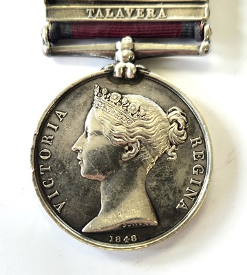 Lot 59 - Peninsular War. Military General Service to Quartermaster Joshua Stubbs, 11 clasps.