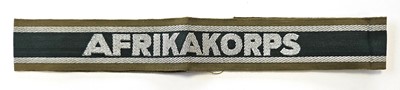 Lot 67 - German Third Reich Afrikakorps cuff title