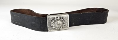 Lot 68 - German Third Reich Army belt with buckle by Richard Sieper & Sohn