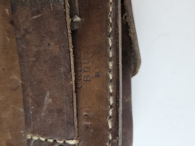Lot 69 - Two Mauser Rifle double ammo pouches