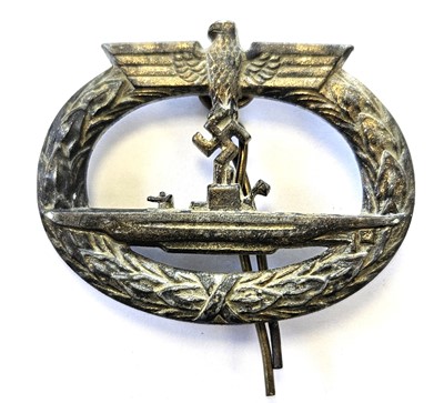 Lot 248 - Germany, Third Reich. Kriegsmarine U-Boat War badge by Wegerhoff.