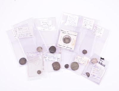 Lot 116 - A small collection of hammered silver coinage