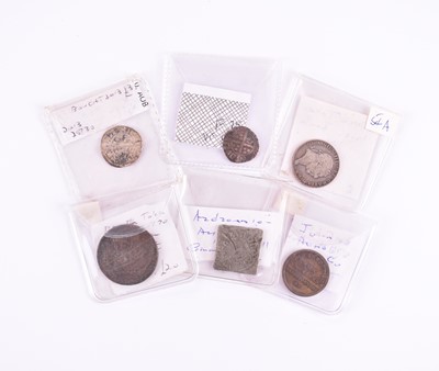 Lot 157 - Four Irish coins and tokens