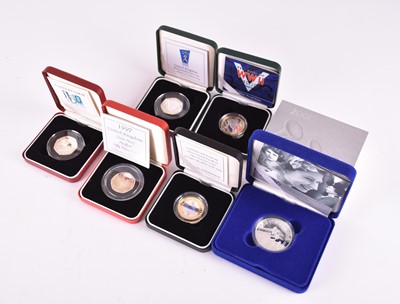 Lot 163 - A large collection of U.K. boxed silver proof coins