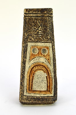 Lot 334 - Troika coffin vase by Alison Bridgen, circa 1977-83