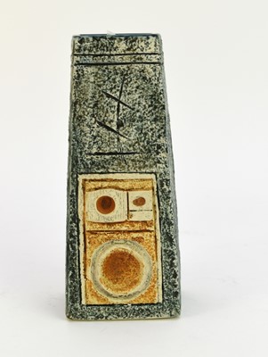 Lot 335 - Troika pottery coffin vase by Jane Fitzgerald