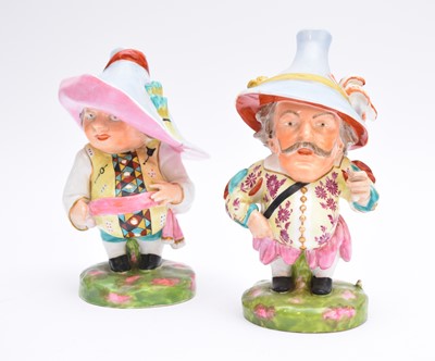 Lot 287 - Pair of Royal Crown Derby Mansion House Dwarves, late 19th century