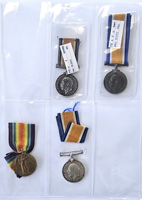 Lot 66 - Four WW1 Army Service Corps medals
