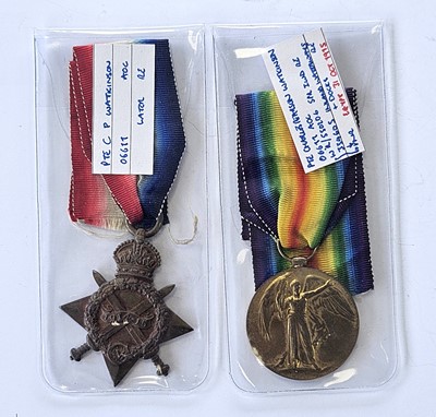 Lot 67 - WW1 Medal Pair, Army Ordnance Corps.