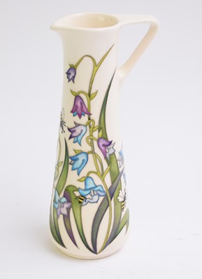 Lot 350 - Moorcroft Collector's Club jug decorated with bluebells and bees