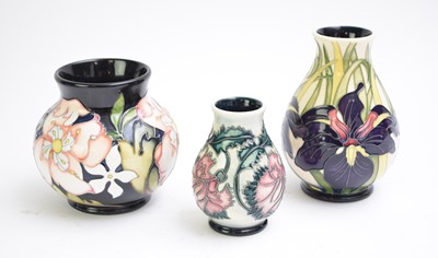 Lot 360 - Three Moorcroft vases