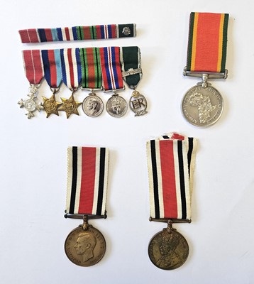 Lot 82 - A small mixed group of medals. Two Faithful...