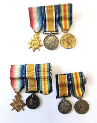 Lot 84 - First World War. Miniature medals.