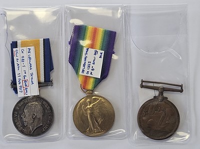 Lot 88 - First World War medal pair and a Mercantile Marine medal