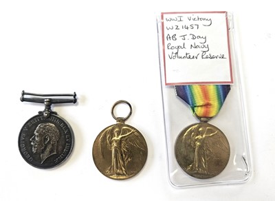 Lot 26 - WW1 Royal Marine Light Infantry and Royal Naval Volunteer Reserve medals