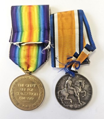 Lot 39 - Pair of Royal Air Force WW1 medals