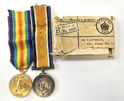 Lot 89 - Pair of Army Cyclist Corps WW1 medals