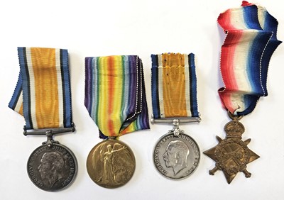 Lot 100 - Four WW1 medals