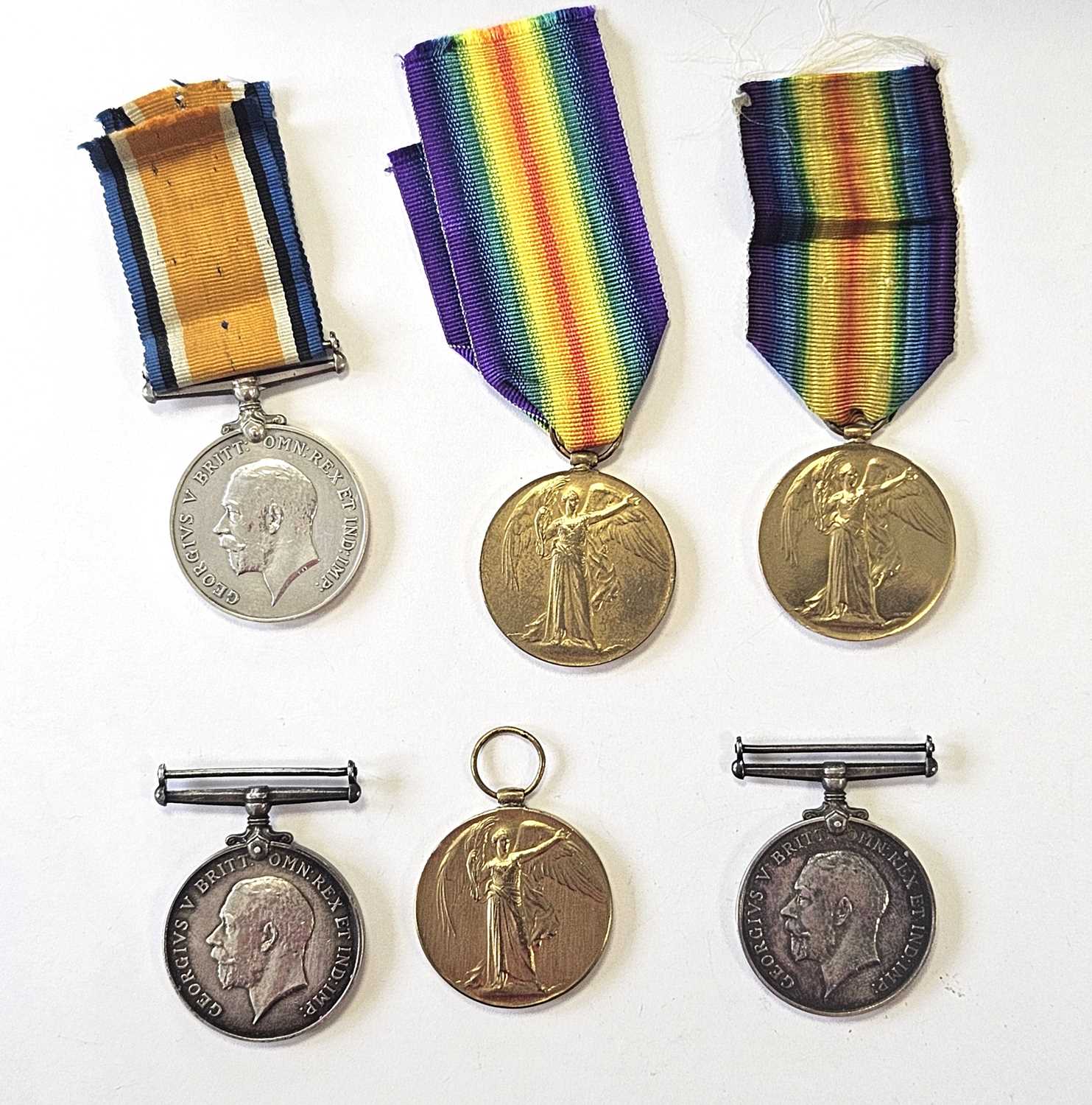 Lot 107 - First World War Essex Regiment medals