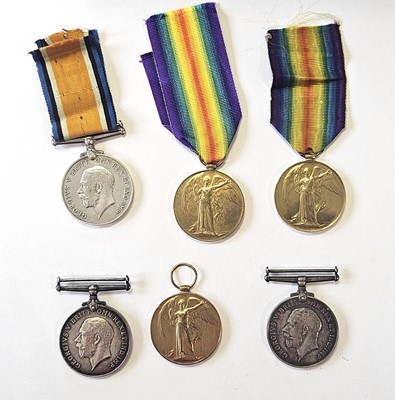 Lot 107 - First World War Essex Regiment medals