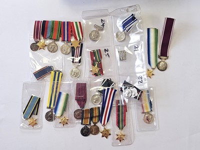 Lot 107 - Large accumulation of WW1 and other military dress medals
