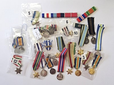 Lot 107 - Large accumulation of WW1 and other military dress medals