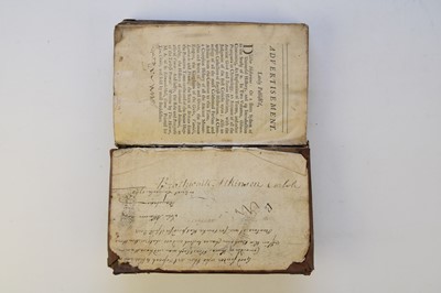 Lot 1019 - BACON, Sir Francis, Essays, or Councils Civil and Moral. 1706, contemporary calf. Ownership inscription of Braithwaite Atkinson, 1750. He was keeper of HM Gaol. Carlisle