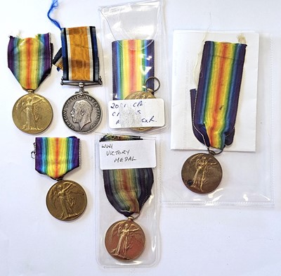 Lot 108 - First World War Medals, various regiments.