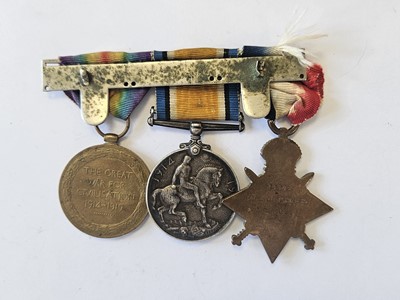 Lot 116 - First World War Royal Fusiliers medal trio