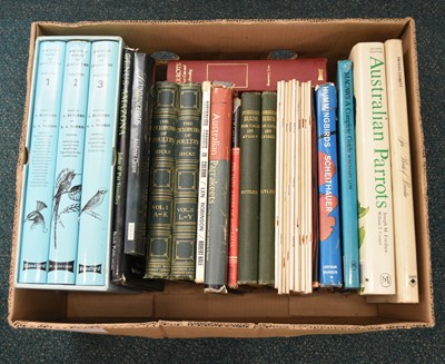 Lot 1074 - PARROTS. A collection of books on parrots, many large format, including ALDERTO, Dr David, Atlas of Parrots, folio, 1991 (3 boxes)