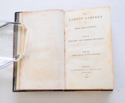 Lot 1080 - THE LADIES CABINET of Fashion, Music and Romance. Edited by Margaret and Beatrice de Courcy. Vols 1-16, 1832-39.