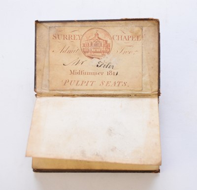 Lot 1083 - BOOK OF COMMON PRAYER, John Baskett, 1720. Ruled in red throughout. Contemporary panelled calf. With Book of Common Prayer, Oxford, 1798, contemporary red morocco.