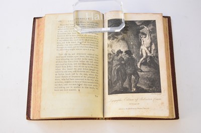 Lot 1084 - DEFOE, Daniel, The Whole Life and Strange Surprising Adventures of Robinson Crusoe, of York, Mariner. 2 vols. Logographic Press 1785. One plate in each vol. Contemporary diced calf.