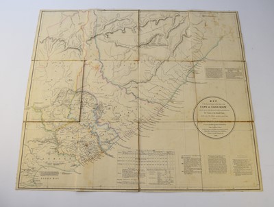 Lot 1086 - MOGG'S POSTAL DISTRICT  & Cab Fare Map of London. Hand coloured on linen, dated by hand 1867. 615 mm x 830 mm.