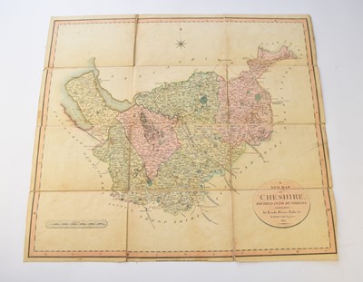 Lot 1086 - MOGG'S POSTAL DISTRICT  & Cab Fare Map of London. Hand coloured on linen, dated by hand 1867. 615 mm x 830 mm.