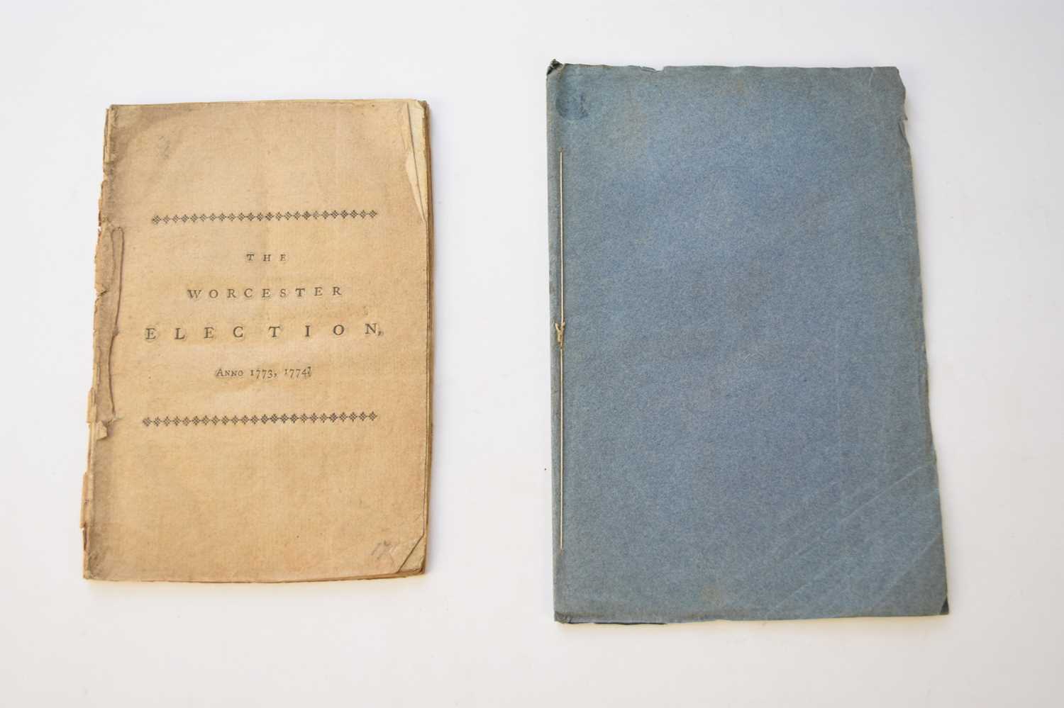 Lot 1097 - LIFE OF SIR EDMUND MASON, Commonly known by the name of the English Don Quixote. Worcester, S Grundy, 1801. 16 pp, original blue paper wrappers