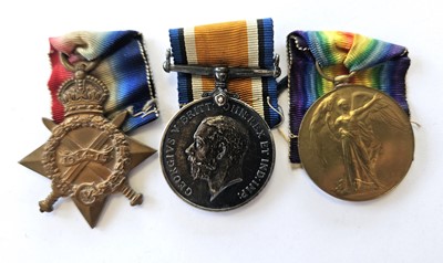 Lot 126 - WW1 medal trio, Royal Scots