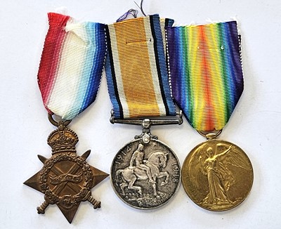 Lot 128 - WW1 medal trio, Royal Berkshire Regiment