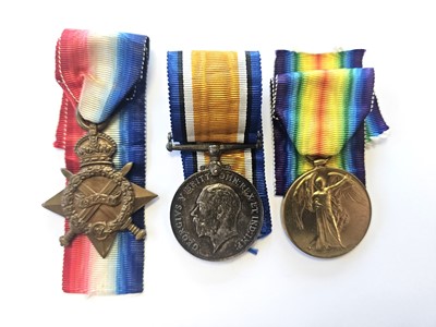 Lot 129 - WW1 medal trio, Army Service Corps