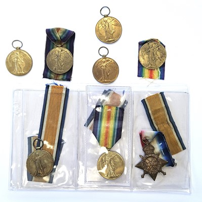 Lot 109 - Group of WW1 medals