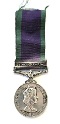 Lot 133 - 1962 Campaign Service medal with South Arabia clasp